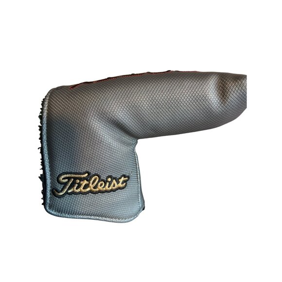 Scotty Cameron Titleist Blade Putter Headcover Gray Black Red Embroidered READ - Picture 5 of 7